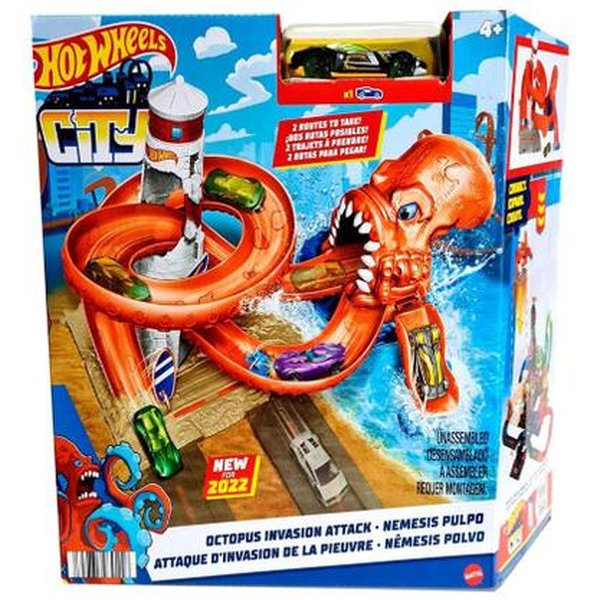 Conjunto Lançador e Pista - Hot Wheels City - Ataque do Escorpião Flex -  Mattel