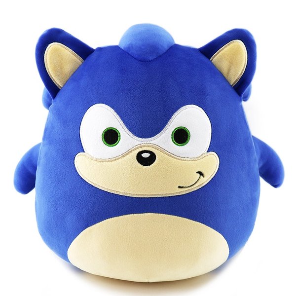 Pelúcia Sonic Azul 30 Cm Com Som