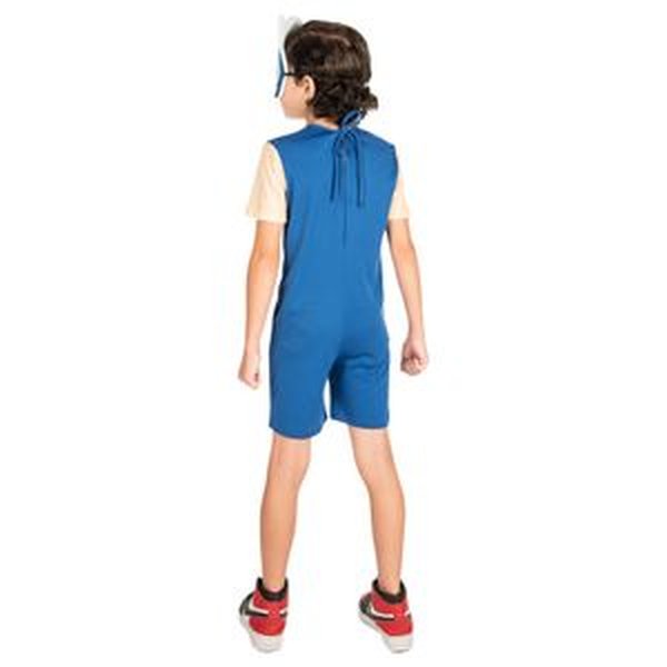 Fantasia Sonic Azul Infantil Cosplay Halloween Dry no Shoptime