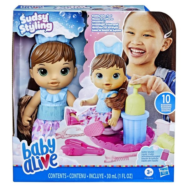 Baby Alive Salão de Beleza de Espuma Hasbro - Papelaria Arco Iris