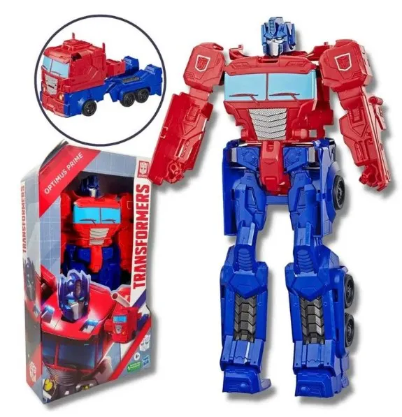 Boneco Optimus Prime Transformers Authentics Titan Changer