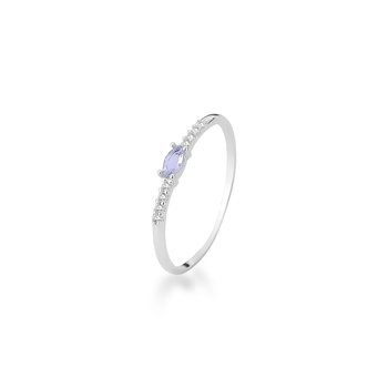 anel minimalista navete zirconia lilas prata 925 glamour pratas
