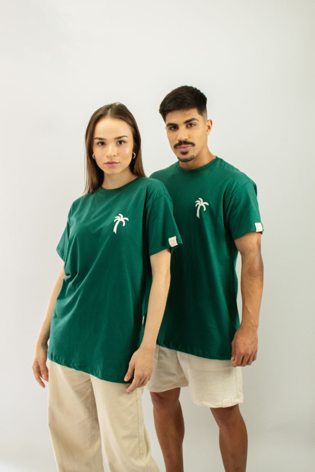 camiseta moda sustentavel verde unissex gnine 4