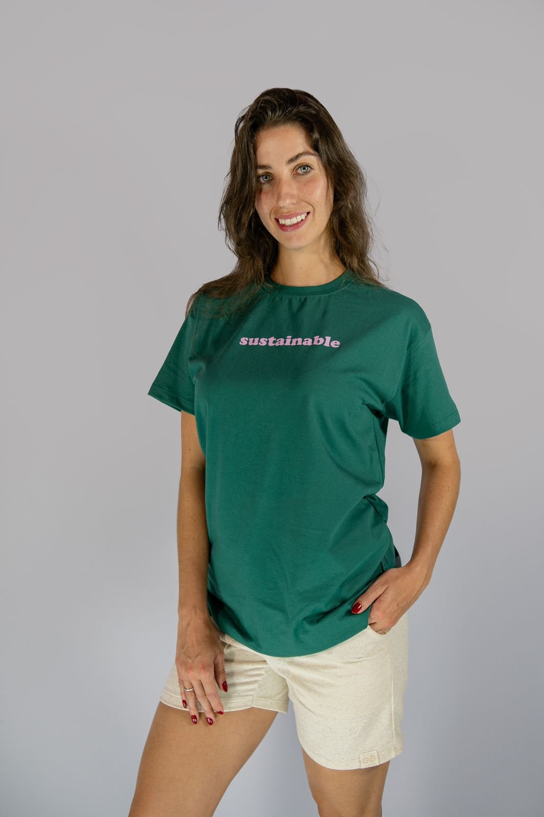 camiseta verde sustentavel unissex gnine 8