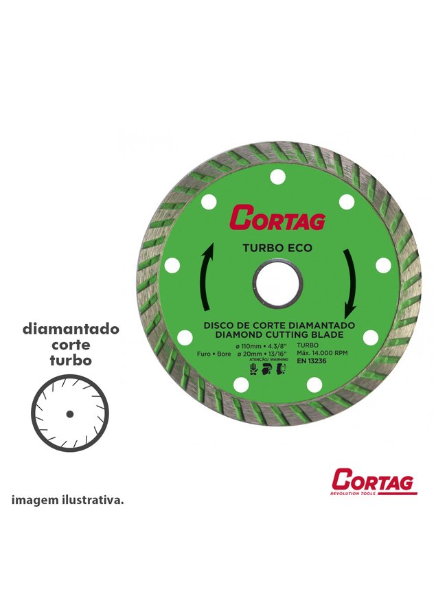 Disco Diamantado de Desbaste Ø 5 - 125 mm - Turbo