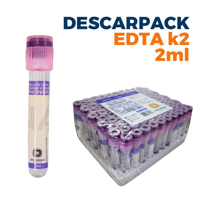 descarpack roxo edta 2ml 1
