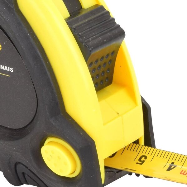 Trena de Aço Emborrachada com Trava 05m x 25mm Fertak