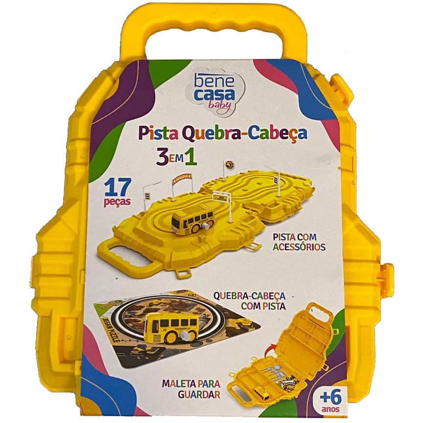 Pista De Carrinhos Infantil Pista Baby Animal + 6 Carrinhos