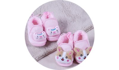 pantuda sapatinho para bebes com ursinho rosa conforto