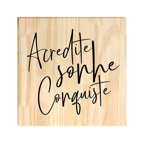 Quadro Decorativo Pinus Frase Motivação Sonhar Quarto Sala Escritório Quadro Decorativo Pinus Frase Motivação Sonhar Quarto Sala Escritório
