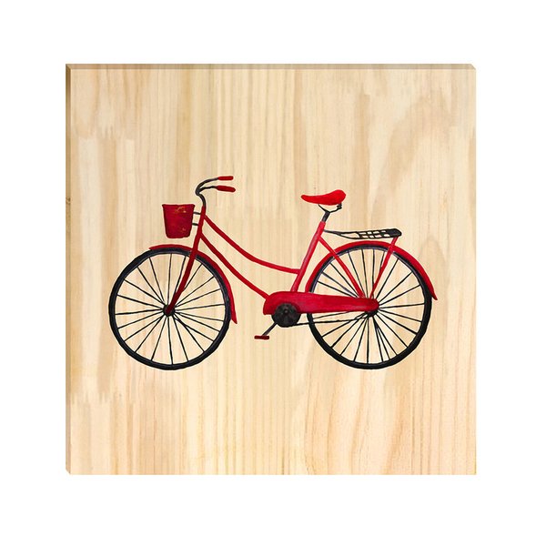 Quadro Decorativo Pinus Bicicleta Paris Quarto Sala Vermelho Quadro Decorativo Pinus Bicicleta Paris Quarto Sala Vermelho