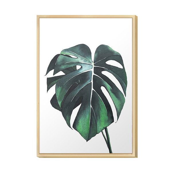 Quadro para Decoração de Corredor Jardim Folhas Costela de Adão Quadro para Decoração de Corredor Jardim Folhas Costela de Adão