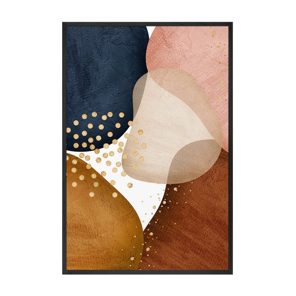 Quadro Grande Decorativo Moderno Formas Colorido Escritório Quadro Grande Decorativo Moderno Formas Colorido Escritório
