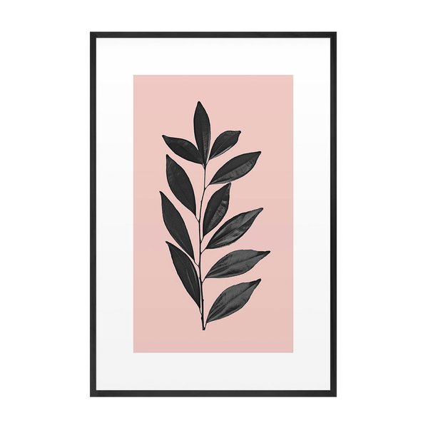 Quadro Decorativo Grande Ramos Folhas com Moldura Quarto Quadro Decorativo Grande Ramos Folhas com Moldura Quarto