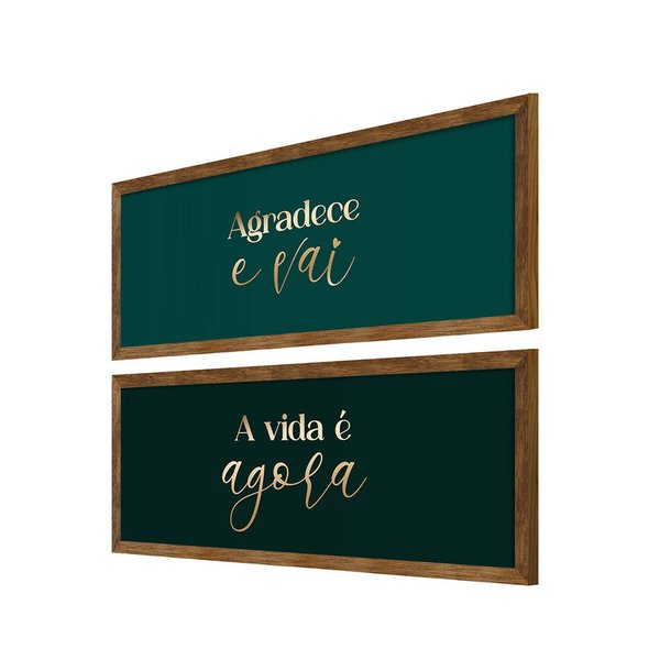 Dupla de Quadros Decoração Frases Motivação Verde Quarto Dupla de Quadros Decoração Frases Motivação Verde Quarto