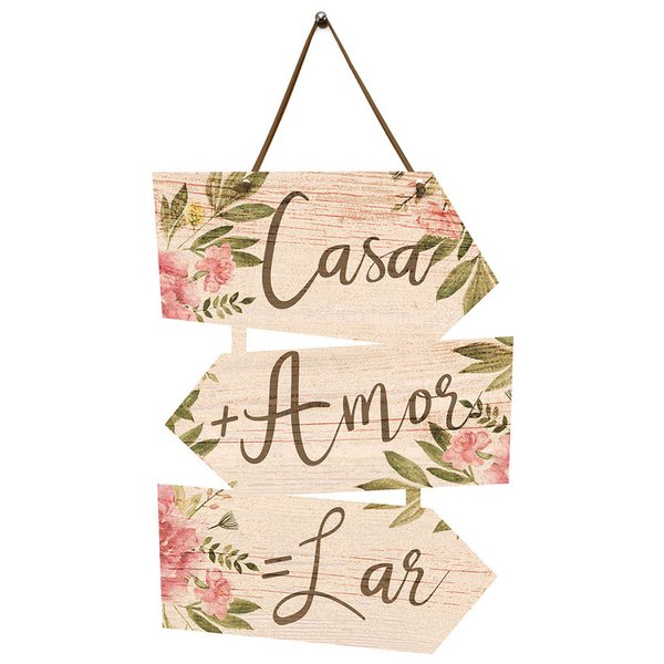 Placa Indicativa Decoração Sala Lar Flores Folhas Placa Indicativa Decoração Sala Lar Flores Folhas