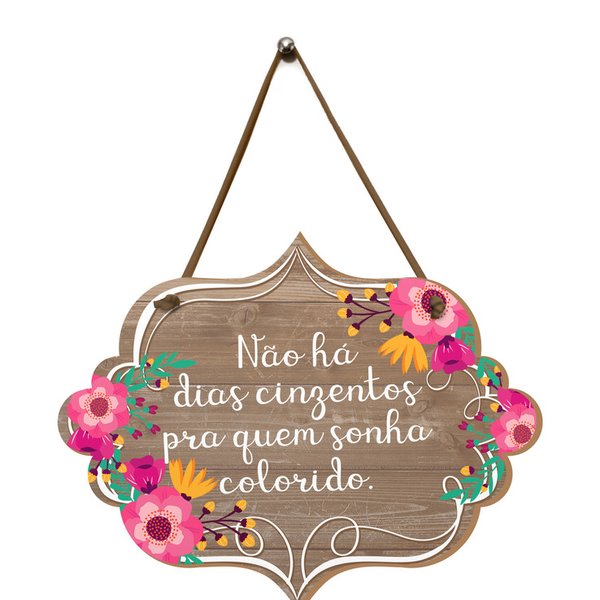 Placa de Porta Decoração Flores Frases Quarto Sala Placa de Porta Decoração Flores Frases Quarto Sala