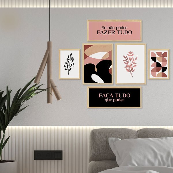 Kit 5 Quadros para Decoração Frases Café Cozinha Amor em Promoção na  Americanas