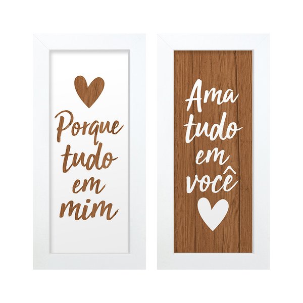 Quadro Decorativo Frase Love Quarto De Casal Preto E Branco