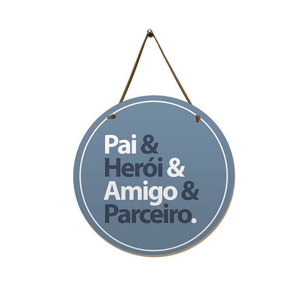 Placa Decorativa Frases Pai Heroi Placa Decorativa Frases Pai Heroi