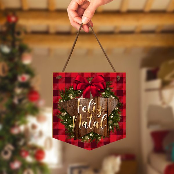 Kit Decoração de Árvore Natal e Enfeites de Porta