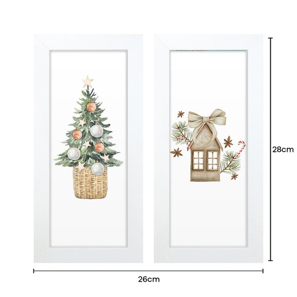 Quadro Decorativo Desenho Árvore de Natal