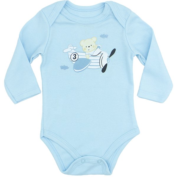 Baby Manga Longa Dry Raglan Villa Sports MARINHO