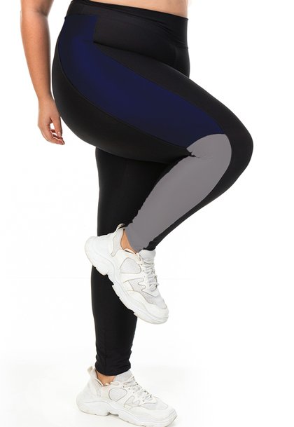 l0016 01 01 legging esportiva linha esportiva fitness plus size feminina preta ilhas rio recorte moderno minimalista