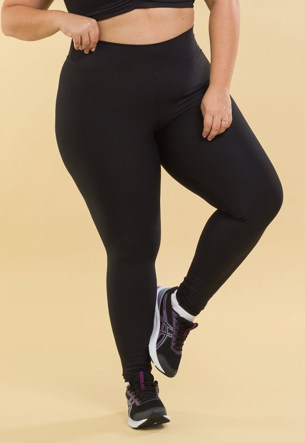 Calça Legging Bicolor Mescla Roupas Fitness Feminina De Academia Com  Recortes - Voo Fitness