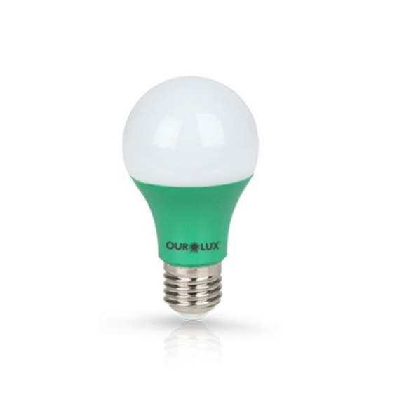 lampada bulbo colorida verde 1