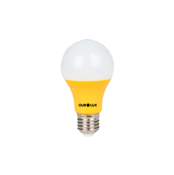 lampada bulbo colorida amarela 1