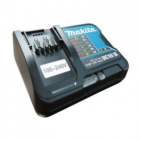 carregador de bateria de litio 12v dc10sb makita incorzul