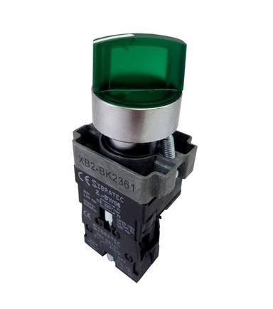 Chave Seletora Xb2-Bk2361 2 Pos 24V Verde - Sibratec