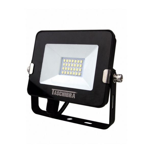 refletor taschibra tr led 10w rgb c controle remoto
