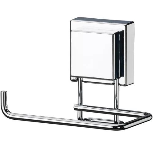 suporte future para papel higienico com ventosa inox 3