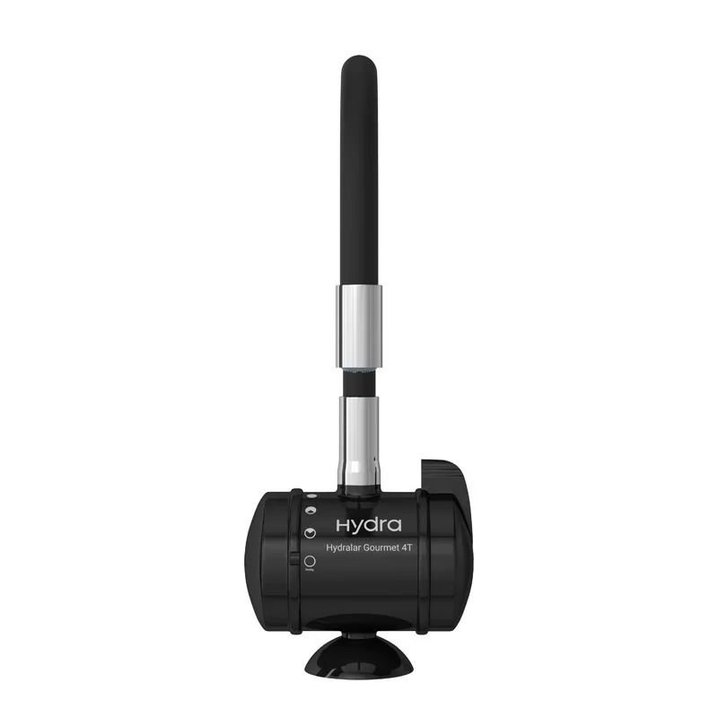 torneira eletrica hydra hydralar gourmet 4t de bancada preta
