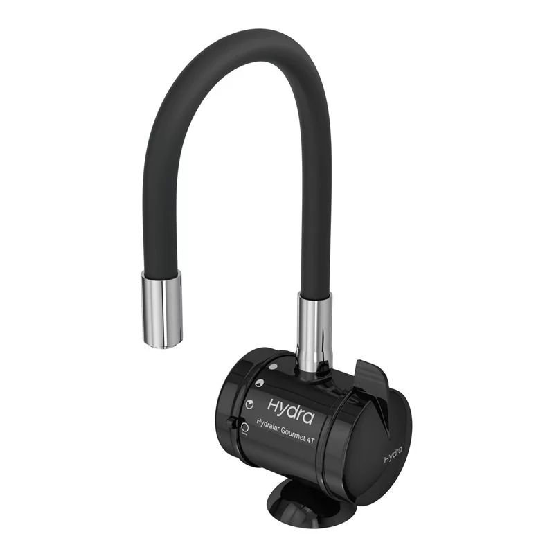 torneira eletrica hydra hydralar gourmet 4t de bancada preta 2