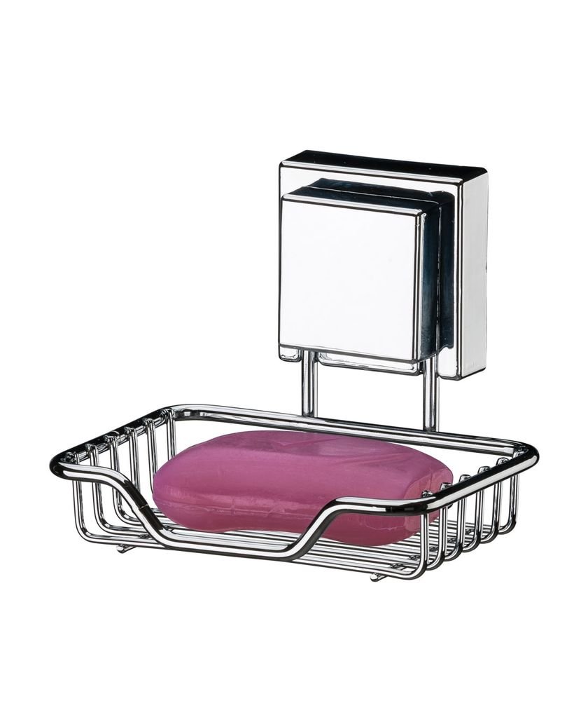 saboneteira com ventosa future 7003 inox cromado