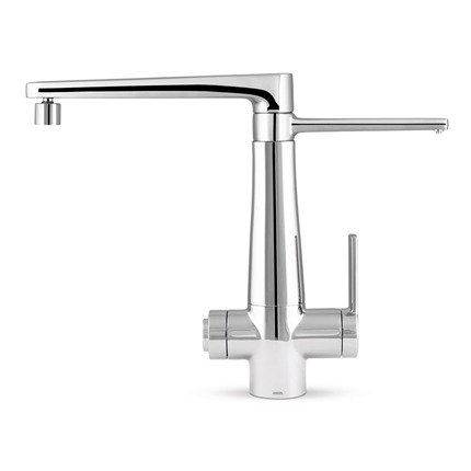 05 torneira misturador monocomando docol vitalis com filtro 808906 de bancada cromada