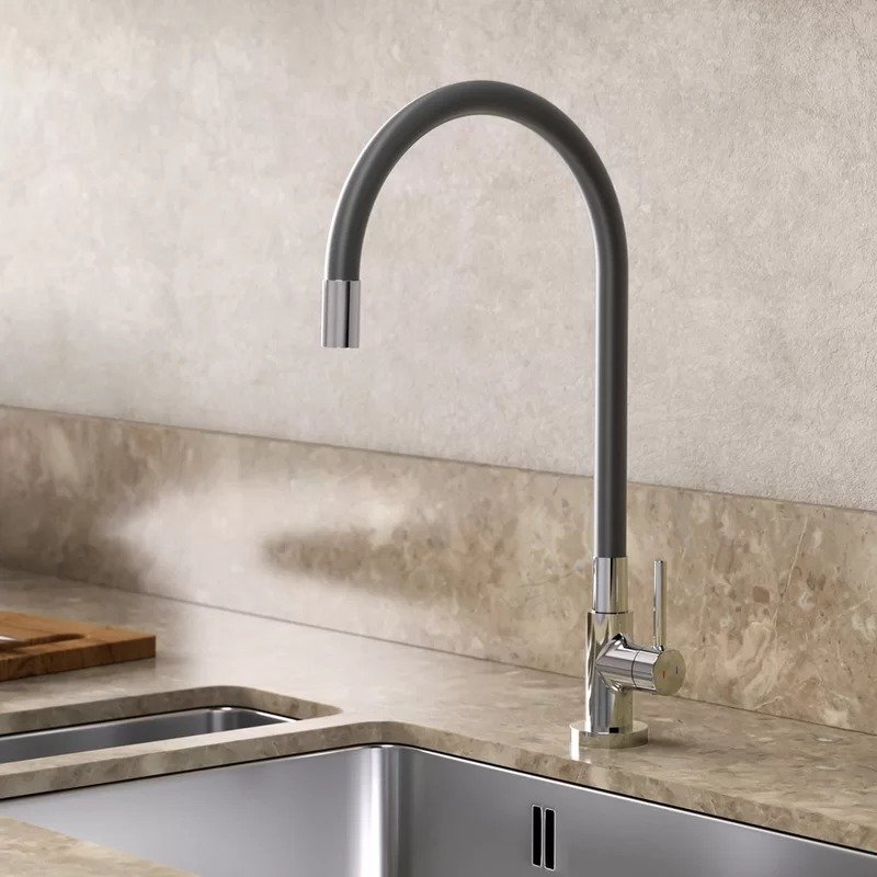Torneira Misturador Monocomando Docol Spice 905657 de Bancada Preta AMBIENTE