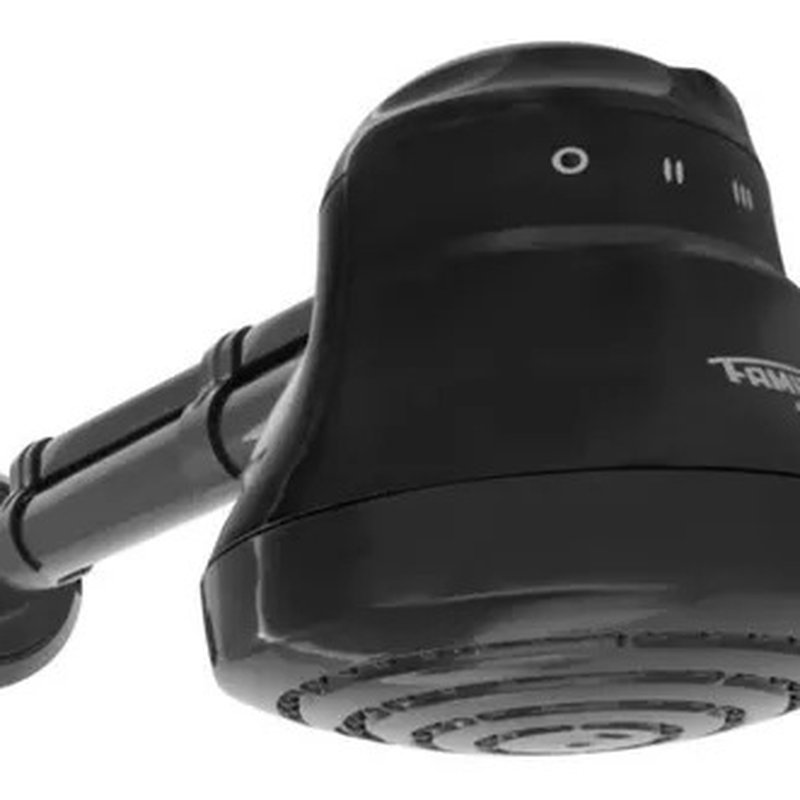 Chuveiro Elétrico Ducha Faminho Black 4t C Cano Preto 6800w