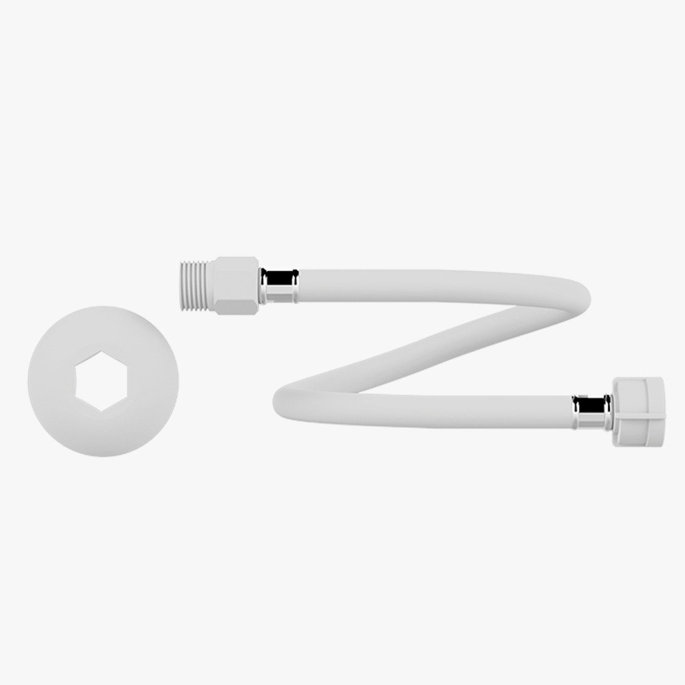 02 engate flexivel censi de pvc 200cm macho x femea 1 2 ultrarresistente