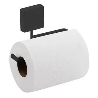 02 suporte para papel higienico future preto fosco
