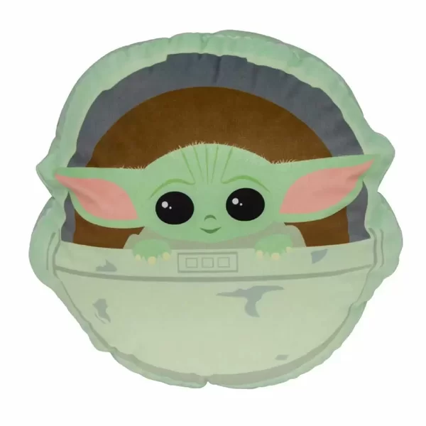 Almofada Formato Baby Yoda Nave