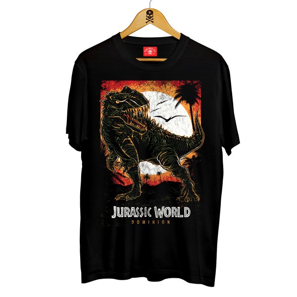 Camiseta Jurassic World Dominion Preta