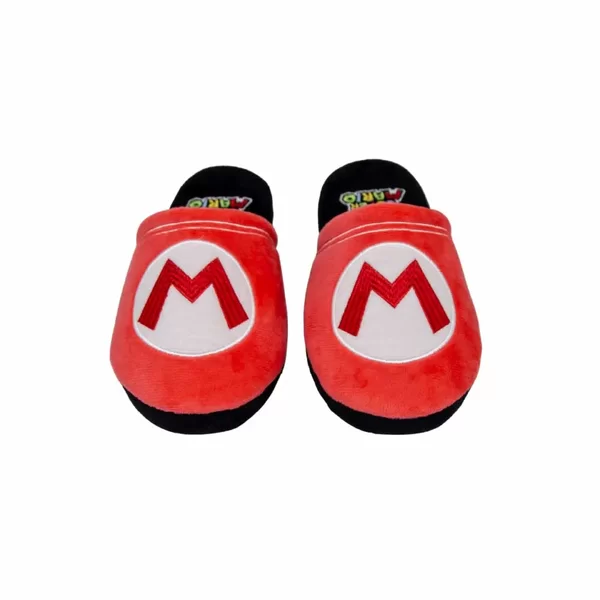 Pantufa Super Mario Logo