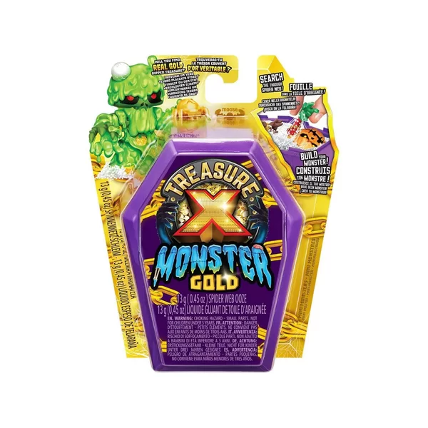 Boneco Treasure X Mini Monster Gold 5cm Candide