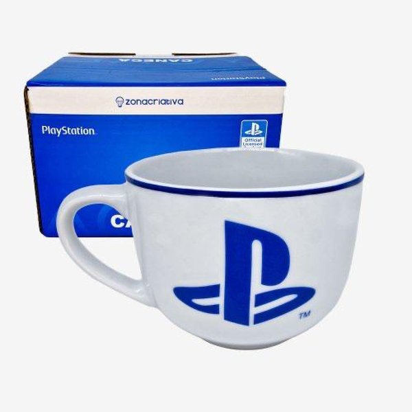Caneca De Sopa Playstation Porcelana Licenciada Playstation Brand
