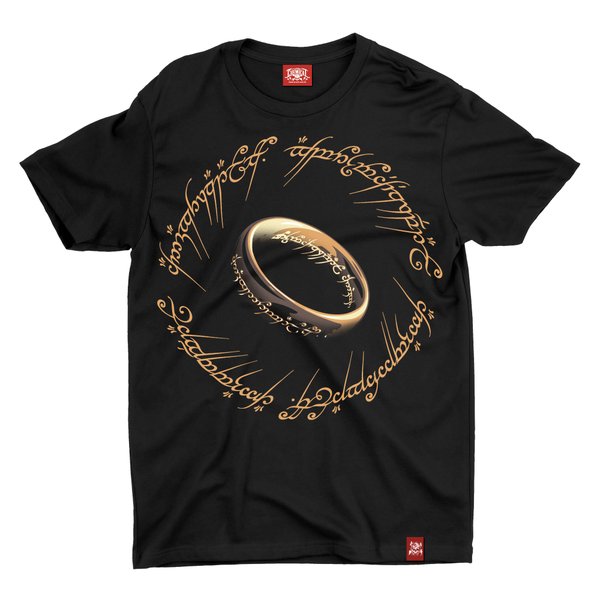 01 camiseta precioso senhor dos aneis preta