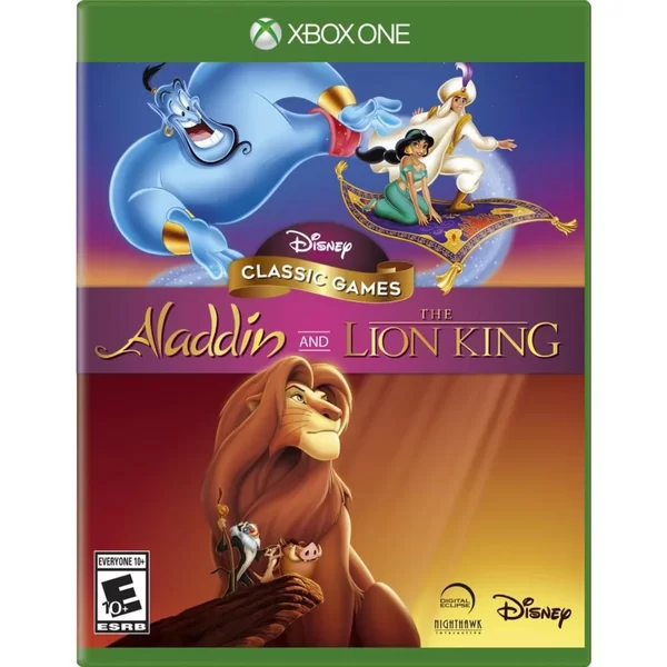 01 jogo disney classic games aladdin and the lion king xbox one